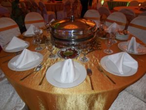 Catering_Corporate_Gold_SetUp_Buffet_Decor_Rental_Table