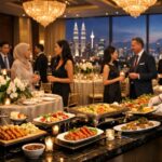 Premium corporate event catering Malaysia buffet and executive networking event